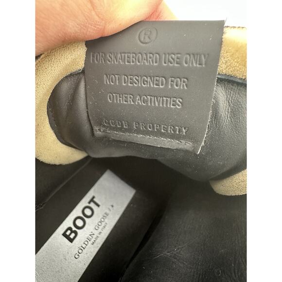 GOLDEN GOOSE short boot processing boots Black 21-093-570-0020 EU 38 US 8 - Picture 8 of 9